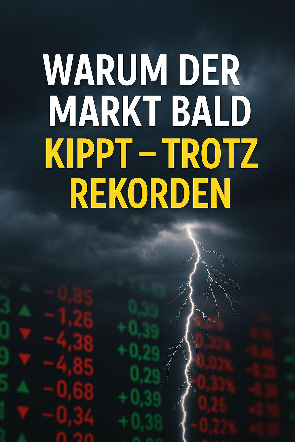 Warum der Markt bald kippt – Trotz Rekorden